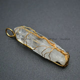 Magical Irregular Crystal Mineral Healing Pendant