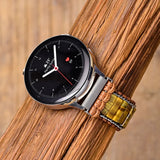 Tiger-eye Stone Tube Shape Watch Strap Natural Stone Smart Watch Band