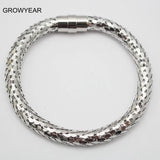Stainless Steel Snake Bracelet Bangle Silver Women Jewellry