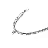 Magnet Heart Pendant Bracelet Stainless Steel Bangle
