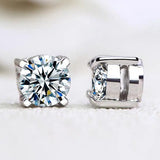 Magnet Earrings Stone Ear Clip Copper Material Cold Wind Men Women