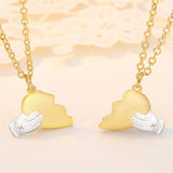 Magnetic Heart Break Necklace for Women