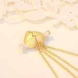 Magnetic Heart Break Necklace for Women
