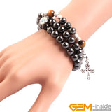 Magnetic Hematite Stone Therapy Bracelet for Men
