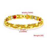 Magnetic Bracelet Lymph Drainage Detox Slimming Dragon Pattern Bracelet