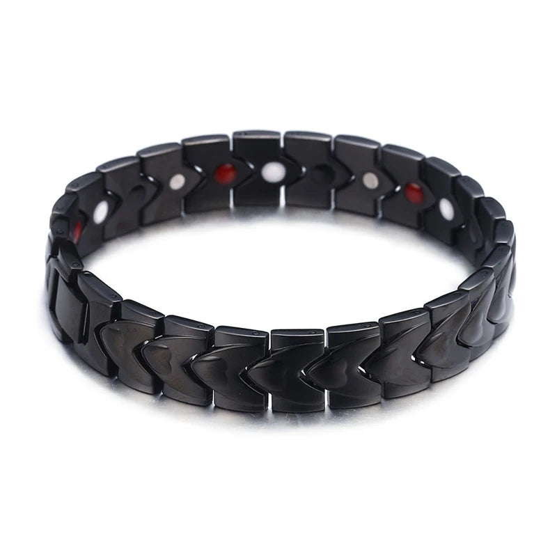 Magnetic Bracelet Therapy Weight Loss Arthritis Health Pain Relief Mens