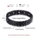Magnetic Bracelet Therapy Weight Loss Arthritis Health Pain Relief Mens