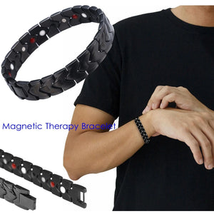 Magnetic Bracelet Therapy Weight Loss Arthritis Health Pain Relief Mens