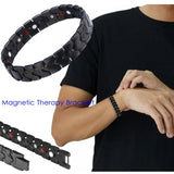 Magnetic Bracelet Therapy Weight Loss Arthritis Health Pain Relief Mens