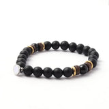 Magnetic Couples Bracelets Natural Stone Beads 2pcs Distance Relationship