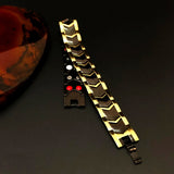 Magnetic Bracelet Men Arthritis Pain Relief Stainless Steel
