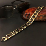 Magnetic Bracelet Men Arthritis Pain Relief Stainless Steel