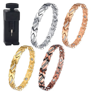 Magnetic Bracelet Arthritis Pain Relief Slimming Therapy Bangle Bracelet
