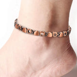 Copper Anklet with 3500 Gauss Magnets