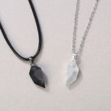 Split Love Heart Pendant Necklace Gift Set for Couples