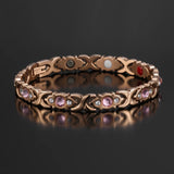 Magnetic Crystal Bracelet Women, Rose Color
