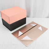 Pink Golden Magnetic Flip Fold Box for Gifting Birthday Wedding