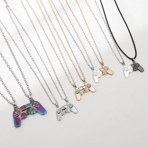 Magnetic Gamepad Couple Necklace Alloy Pendant Necklace