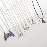 Magnetic Gamepad Couple Necklace Alloy Pendant Necklace
