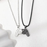 Magnetic Gamepad Couple Necklace Alloy Pendant Necklace