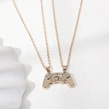 Magnetic Gamepad Couple Necklace Alloy Pendant Necklace
