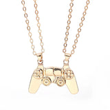 Magnetic Gamepad Couple Necklace Alloy Pendant Necklace