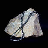 Magnetic Hematite Faceted Beads Necklace