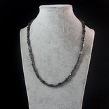 Magnetic Hematite Faceted Beads Necklace