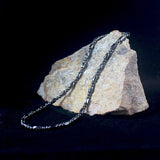 Magnetic Hematite Faceted Beads Necklace
