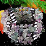 Magnetic Hematite Fluorite Beads Bracelet