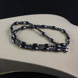 Magnetic Hematite Oval Beads Necklace for Men and Women