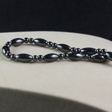 Magnetic Hematite Oval Beads Necklace for Men and Women