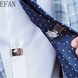 Magnetic Tie Clip Stainless Steel Shirt Tie Clips for Men
