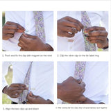 Magnetic Tie Clip Stainless Steel Shirt Accessories