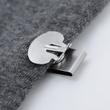 Magnetic Invisible Tie Clip Stainless Steel Metal Shirt Tie Clips