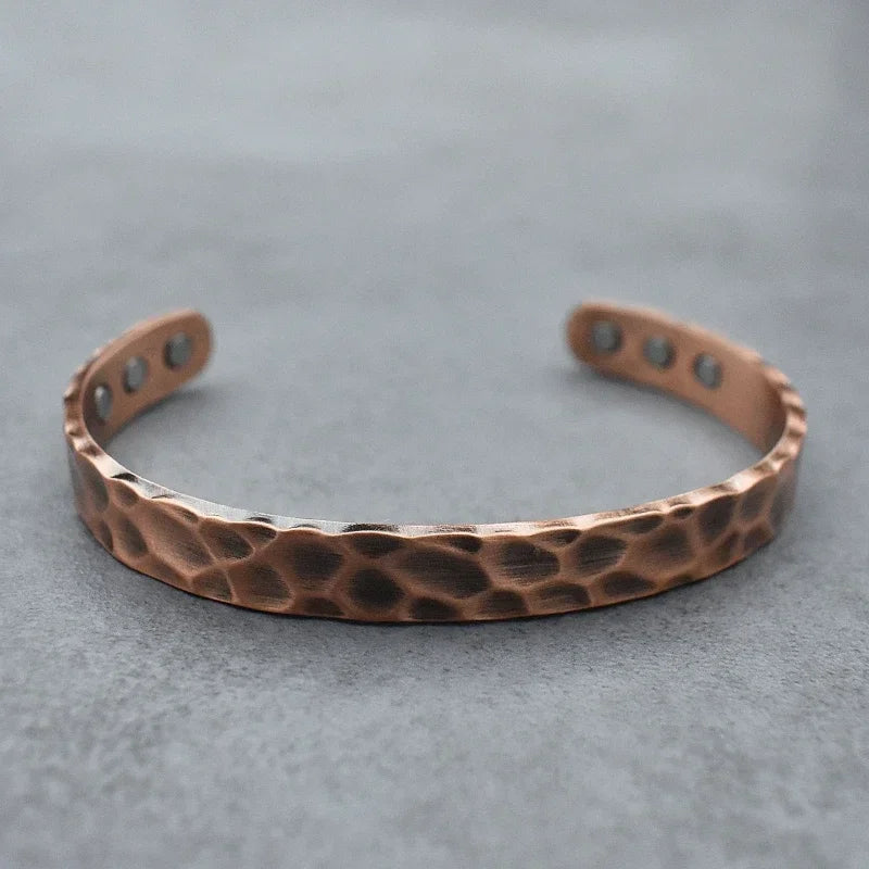 Magnetic Pure Copper Bracelet Men Adjustable Cuff Bracelets Arthritis Health