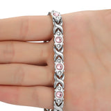Magnetic Slimming Bracelets Therapy Health Care Women Weight Loss Jewelry