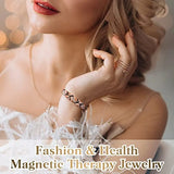 Magnetic Arthritis Pain Relief Bracelet with Crystal