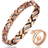 Magnetic Arthritis Pain Relief Bracelet with Crystal