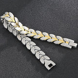 Men's Magnetic Therapy Bracelet Arthritis Pain Relief Carpal Tunnel Health