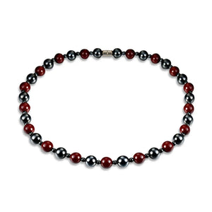 Magnetic Hematite Necklace Red Health Jewelry