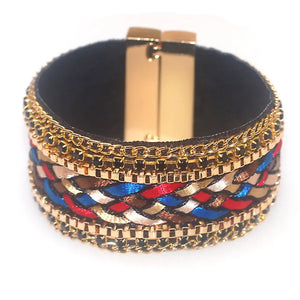 Brazilian Wide Magnetic Wrap Bracelet