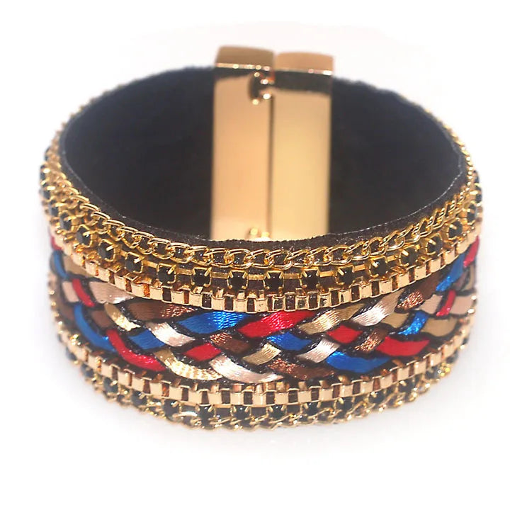 Brazilian Wide Magnetic Wrap Bracelet
