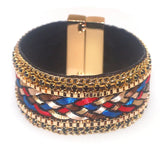 Brazilian Wide Magnetic Wrap Bracelet