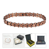 Red Copper Butterfly Magnet Lady Bracelet