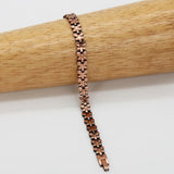 Red Copper Butterfly Magnet Lady Bracelet