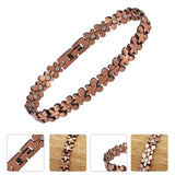 Red Copper Butterfly Magnet Lady Bracelet