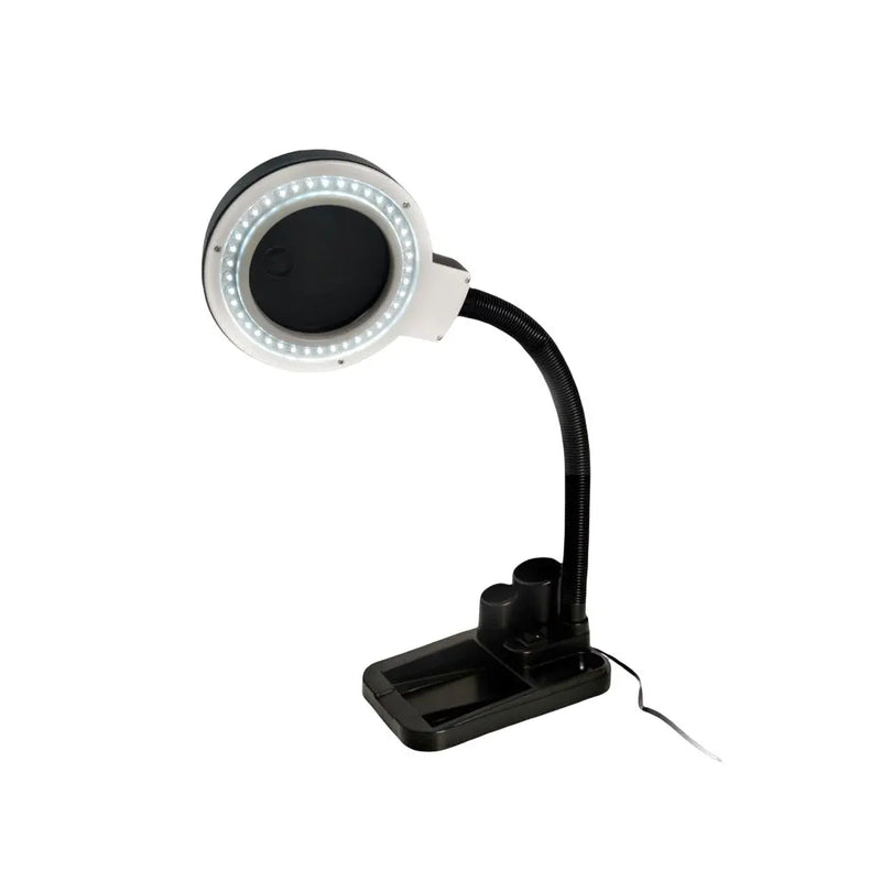 LED Magnifier Glass Lamp Home Lighting Loupe Clear US Plug Reading Lamps