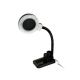 LED Magnifier Glass Lamp Home Lighting Loupe Clear US Plug Reading Lamps