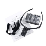 Head Mounted Illuminated Magnifying Visor for Reading and Repairing